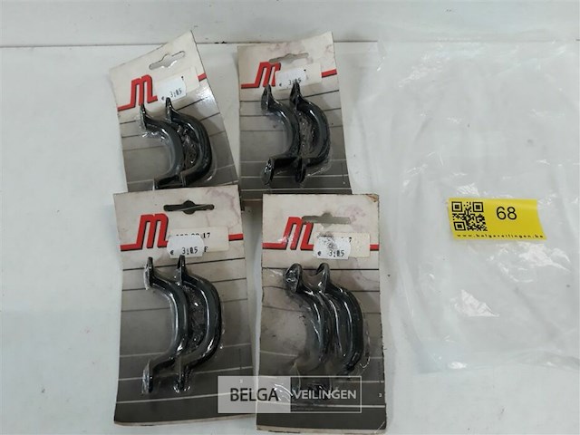 4 x meubelgreep hol alu zwart 96 mm 2 stuks - afbeelding 2 van  3