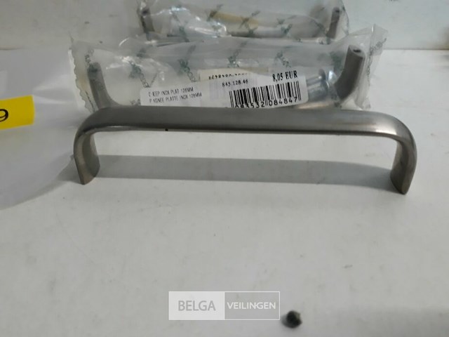 4 x meubelgreep inox 128 mm - afbeelding 3 van  3