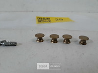 4 x meubeltop messing 10 mm - afbeelding 3 van  3