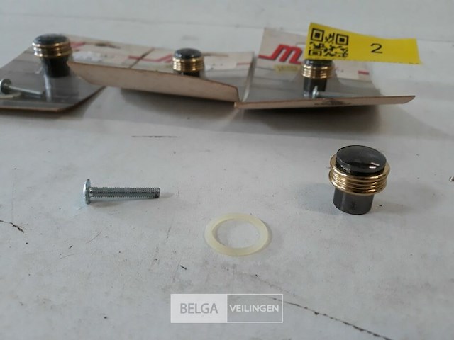 4 x meubeltop messing 3 x 20 mm + 1 x 25 mm - afbeelding 3 van  3