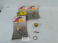 4 x meubeltop messing 30 mm - afbeelding 2 van  3