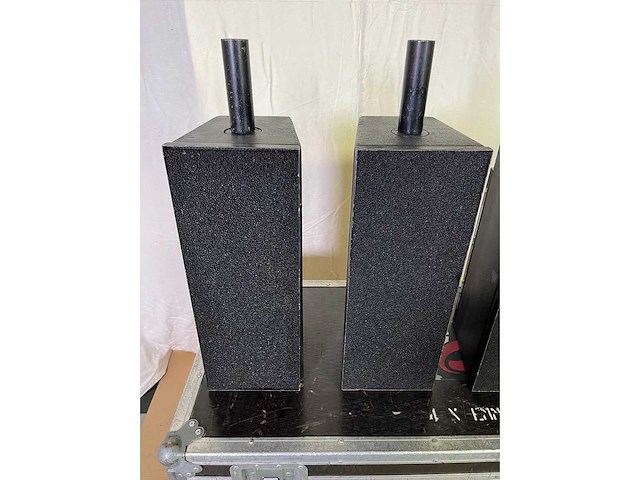 4 x meyer upm-1p loudspeakers w/case - afbeelding 2 van  9