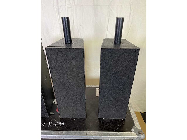 4 x meyer upm-1p loudspeakers w/case - afbeelding 3 van  9