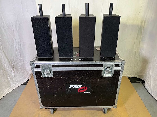 4 x meyer upm-1p loudspeakers w/case - afbeelding 1 van  9