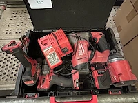 4 x milwaukee machine