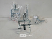 4 x mollenval verzinkt zwaar model - afbeelding 2 van  3