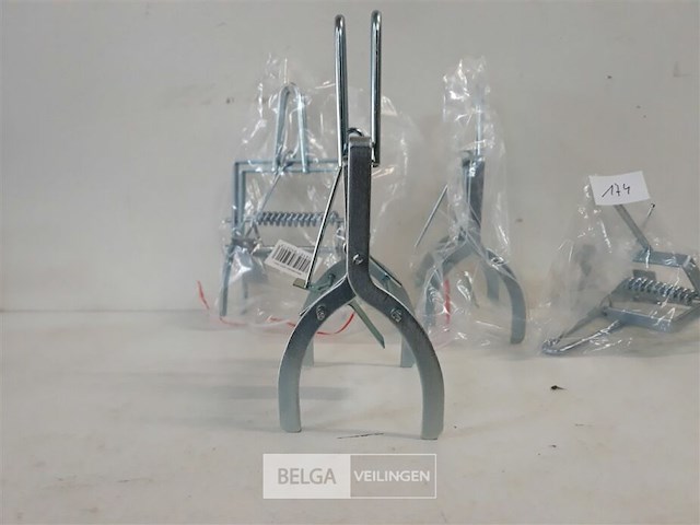 4 x mollenval verzinkt zwaar model - afbeelding 3 van  3