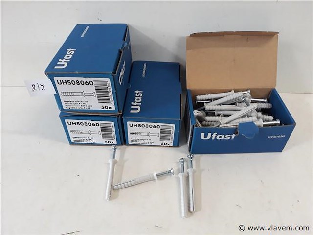 4 x nagelpluggen 8x60 50 stuks - afbeelding 1 van  2