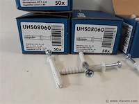 4 x nagelpluggen 8x60 50 stuks - afbeelding 2 van  2