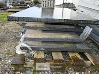 4 x natuurstenen grafzerk - afbeelding 2 van  5