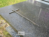 4 x natuurstenen grafzerk - afbeelding 4 van  5