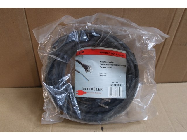 4 x neopreen aansluitkabel met aangespoten stekker - afbeelding 1 van  1