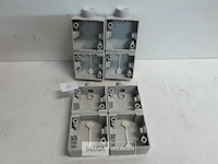4 x niko hydro opbouwdoos 2v 1 ingang oud model - afbeelding 2 van  3