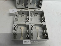 4 x niko hydro opbouwdoos 2v 1 ingang oud model - afbeelding 3 van  3