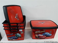 4 x opbergdoos cars curver - afbeelding 1 van  2