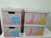 4 x opbergdoos princess curver 38x28x23 cm - afbeelding 2 van  3