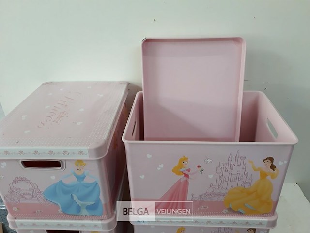 4 x opbergdoos princess curver 38x28x23 cm - afbeelding 3 van  3