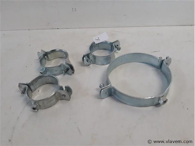 4 x ophangbeugel metaal mix - afbeelding 1 van  2
