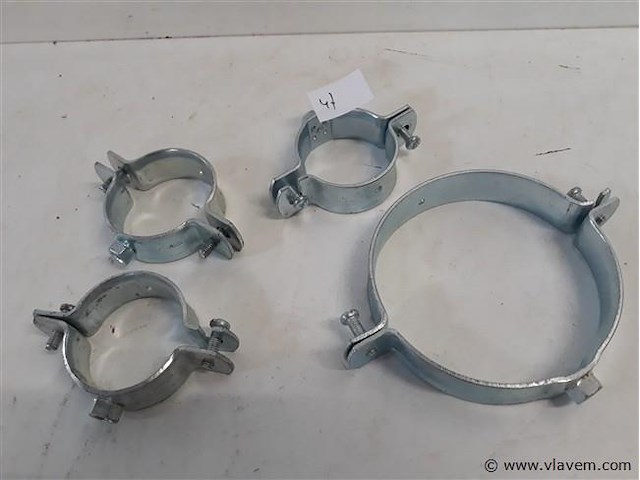 4 x ophangbeugel metaal mix - afbeelding 2 van  2