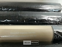 4 x organza op rol zwart 0,4x10m - afbeelding 3 van  3