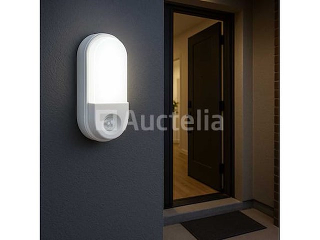 4 x ovale led-plafondlampen met bewegingssensor – 15w – ip54 – waterdicht - afbeelding 1 van  3