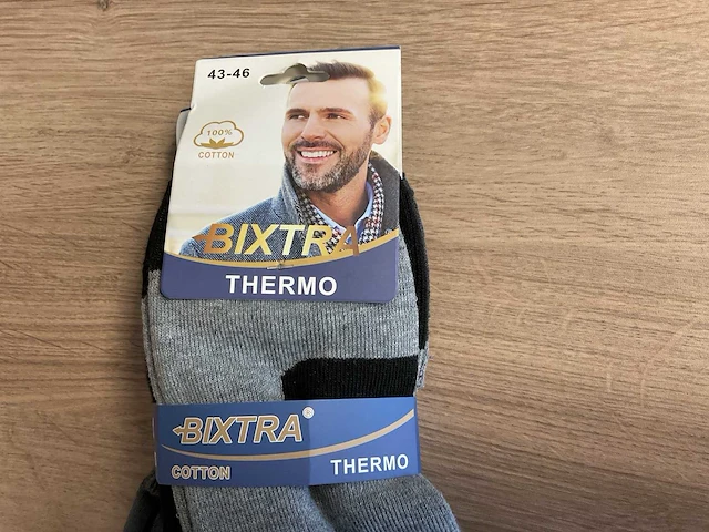 4 x paar thermo sokken; maat 43-46 - afbeelding 2 van  3