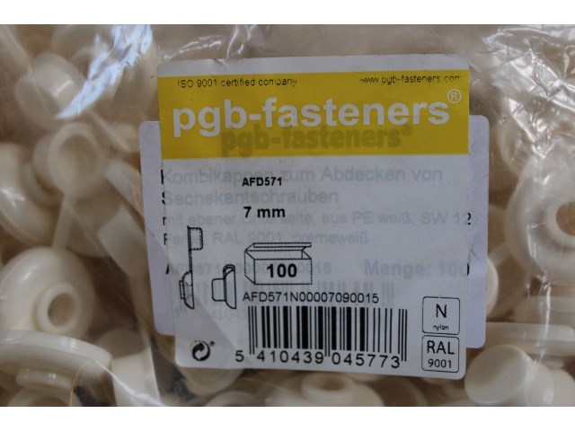 4 x pgbfast afdekdop houtdraadbout ø7 7,5x30/r9001/100 - afbeelding 2 van  2