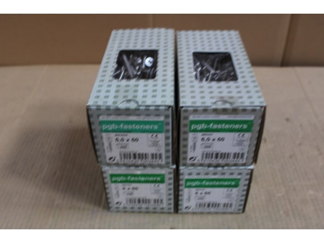 4 x pgbfast spaanderplaatschroef a2 vzk-z ø6,00x60/200 - afbeelding 1 van  3