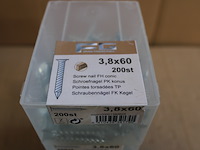 4 x pgbfg schroefnagel pk konus ø3,8x60 zn/200st - afbeelding 2 van  3