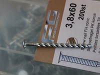 4 x pgbfg schroefnagel pk konus ø3,8x60 zn/200st - afbeelding 3 van  3