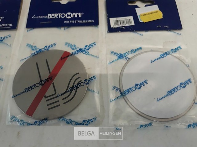 4 x pictogram verboden roken inox - afbeelding 3 van  3