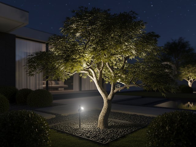 4 x prikspot tuinlamp gu10 fitting 60cm zwart draaibaar waterdicht - afbeelding 2 van  12