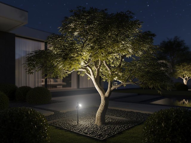 4 x prikspot tuinlamp gu10 fitting 60cm zwart draaibaar waterdicht - afbeelding 9 van  11