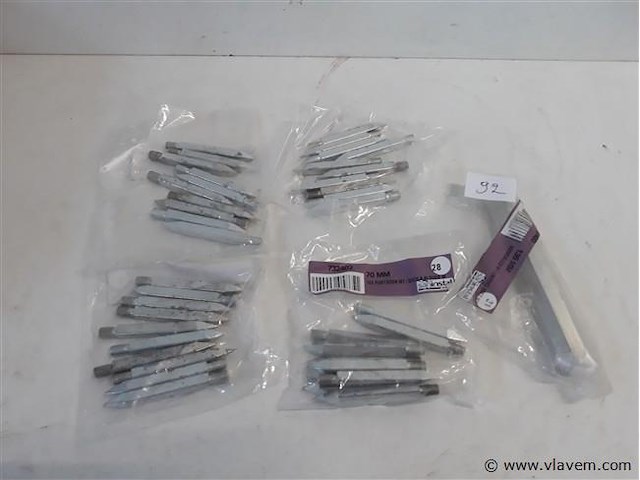 4 x puntdook 70mm 10 stuks + drijverdook - afbeelding 1 van  2