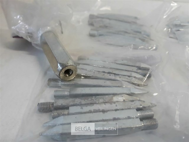 4 x puntdook 70mm 10 stuks + drijverdook - afbeelding 3 van  3