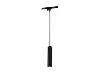 4 x railspot gu10 decoratief hanglamp cilinder 24cm zand zwart - afbeelding 3 van  8