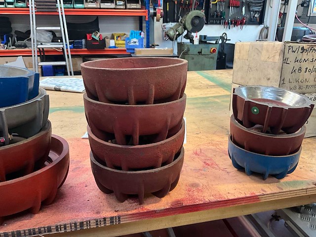 4 x remschijf 16k vlak - afbeelding 1 van  3