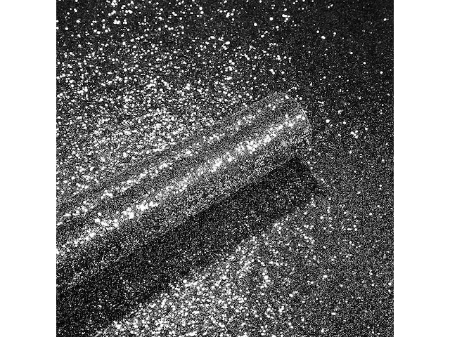 4 x rewallpaper 60cmx5m zwart behang - afbeelding 3 van  3