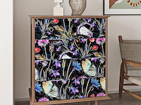 4 x rewallpaper zelfklevend behang met bloemen - afbeelding 2 van  6