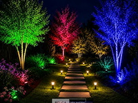 4 x rgb led floodlight 30w - zwart – ip65 – remix-30 - afbeelding 4 van  6