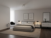 4 x rond gu10 opbouwspot armatuur triple cilinder zand wit en zwart draaibaar - afbeelding 5 van  8