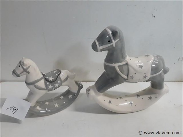 4 x schommelpaardje 2 assorti - afbeelding 2 van  2