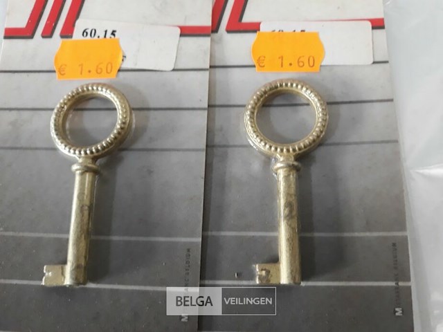 4 x siersleutel alu vermessingd 65 mm - afbeelding 3 van  3