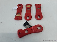 4 x siliconen tube opener