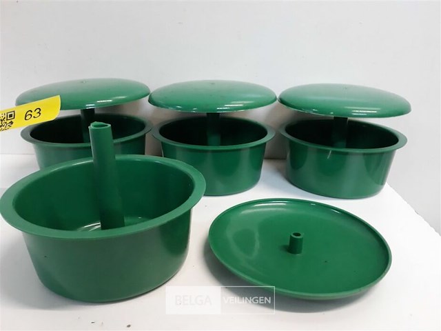 4 x slakkenval pvc 13,5 cm - afbeelding 3 van  3