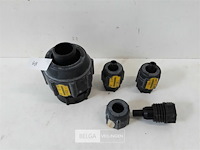 4 x slangkoppeling pvc - afbeelding 2 van  3
