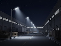 4 x solar 5000k 1500lm led straatverlichting met remote - afbeelding 4 van  7