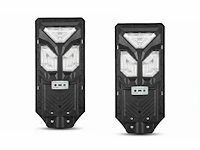 4 x solar xps straat lantaarn, zwart, ip65 + pir + afstandsbediening - afbeelding 1 van  8