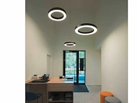 4 x solo arena 54 led pendellamp zwart - afbeelding 7 van  9