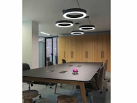 4 x solo arena 54 led pendellamp zwart - afbeelding 9 van  9